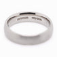 Niessing 5mm Diamond Vaulted Round Shank Profile Ring - 18ct Grey Gold Silk Matt (AOYNTVR5G-5)