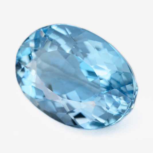 8.36x5.94mm Oval Santa Maria Brazilian Aquamarine (AQV025)