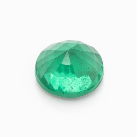 5.08x5.04mm Round Zambian Emerald - Certificated (EMR010)