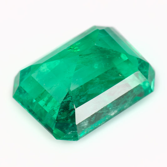 7.93x6.09mm Octagonal Zambian Emerald - Certificated (EME014)