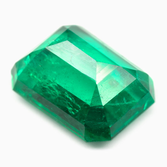 7.22x5.97mm Octagonal Zambian Emerald - Certificated (EME016)