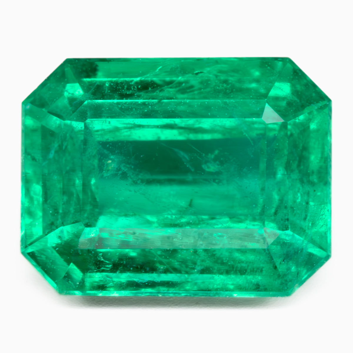 7.22x5.97mm Octagonal Zambian Emerald - Certificated (EME016)