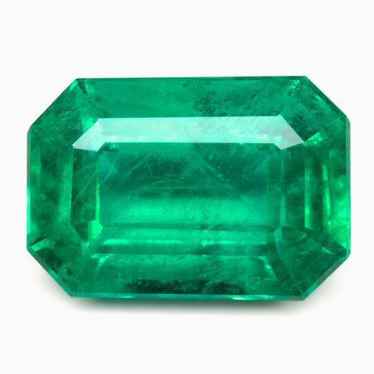 6.92x4.79mm Octagonal Zambian Emerald - Certificated (EME019)