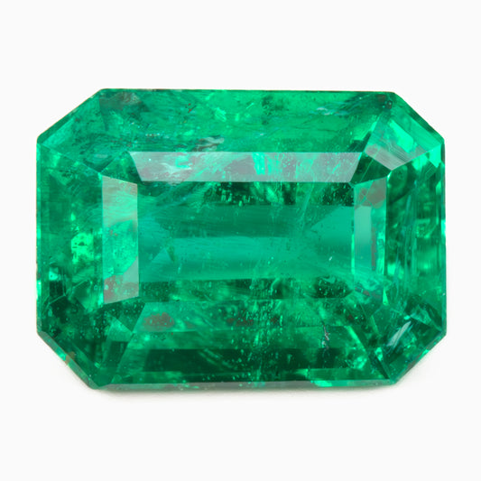 6.74x4.95mm Octagonal Zambian Emerald - Certificated (EME020)