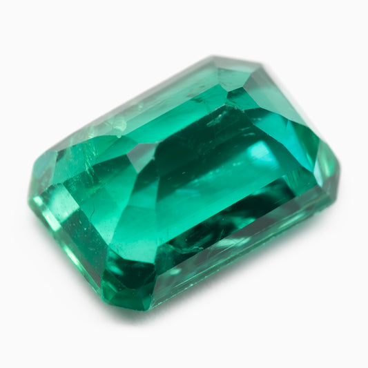 7.01x4.96mm Octagonal Zambian Emerald - Certificated (EME023)