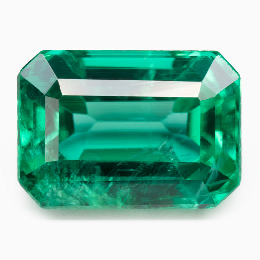 7.01x4.96mm Octagonal Zambian Emerald - Certificated (EME023)