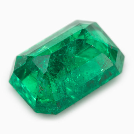 6.98x4.93mm Octagonal Zambian Emerald - Certificated (EME029)