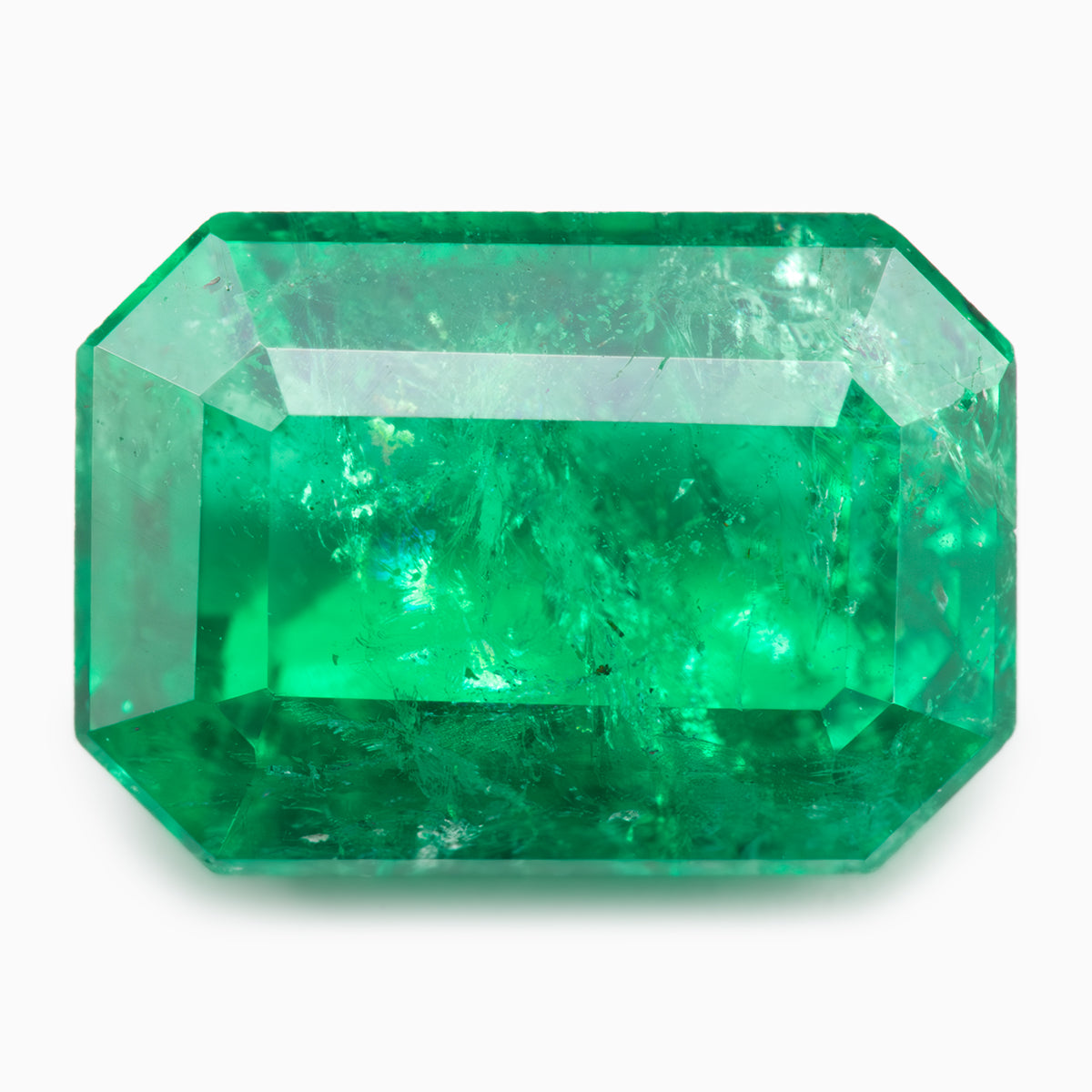 6.98x4.93mm Octagonal Zambian Emerald - Certificated (EME029)