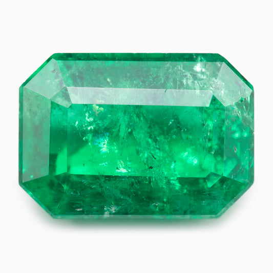 6.98x4.93mm Octagonal Zambian Emerald - Certificated (EME029)