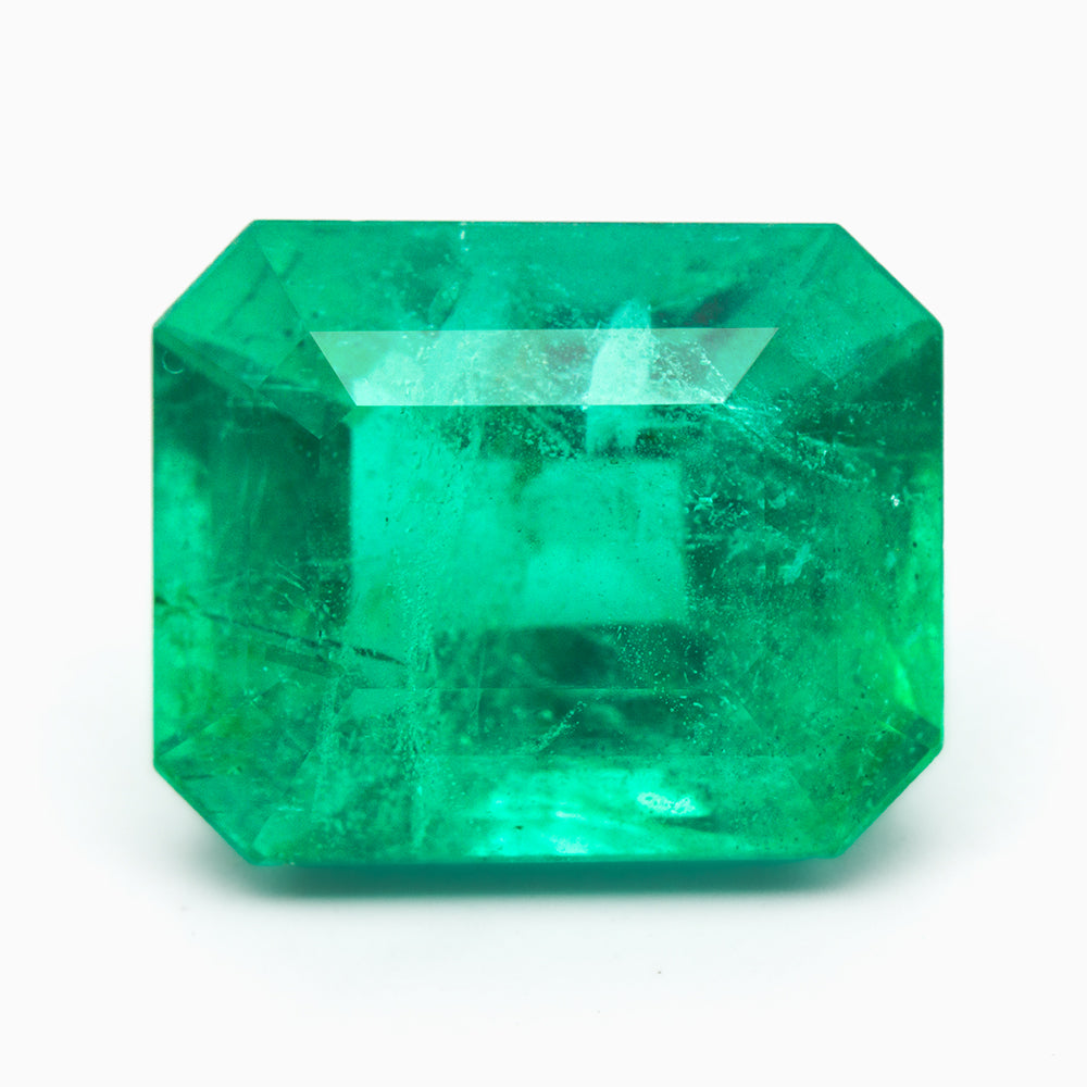 10.08x8.19 mm Octagonal Emerald - Certificated (EME1082)