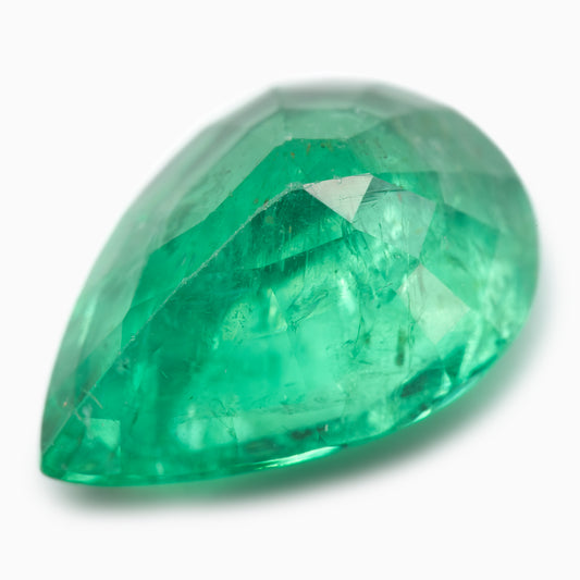 9.26x6.52mm Pear-Shape Emerald Certificated (EMP97)