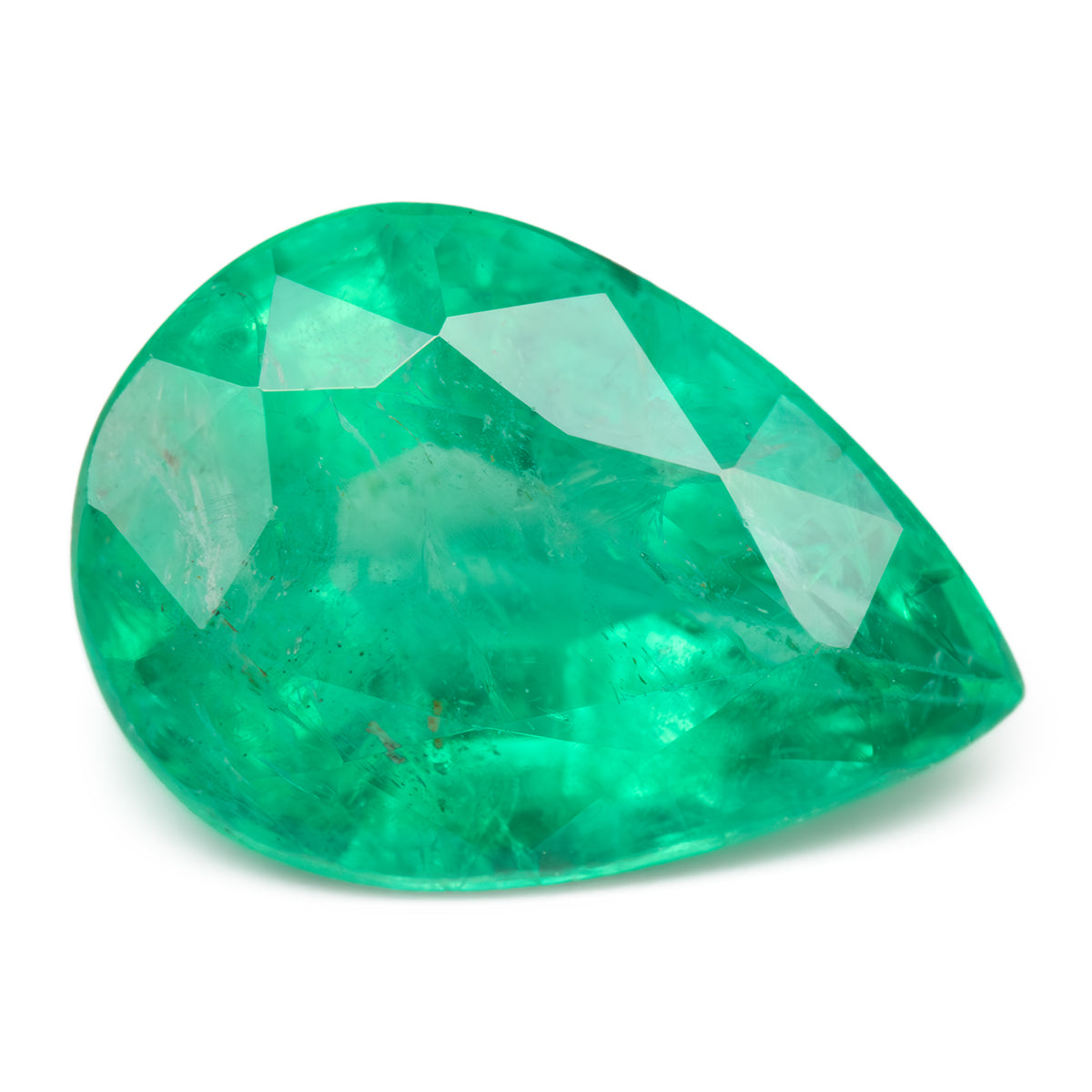 9.26x6.52mm Pear-Shape Emerald Certificated (EMP97)