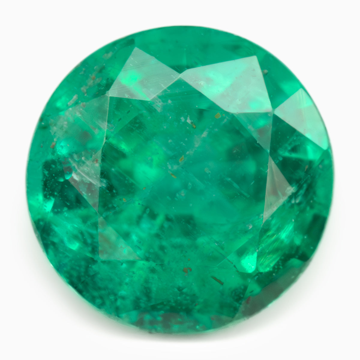 5.56-5.54mm Round Zambian Emerald - Certificated (EMR024)