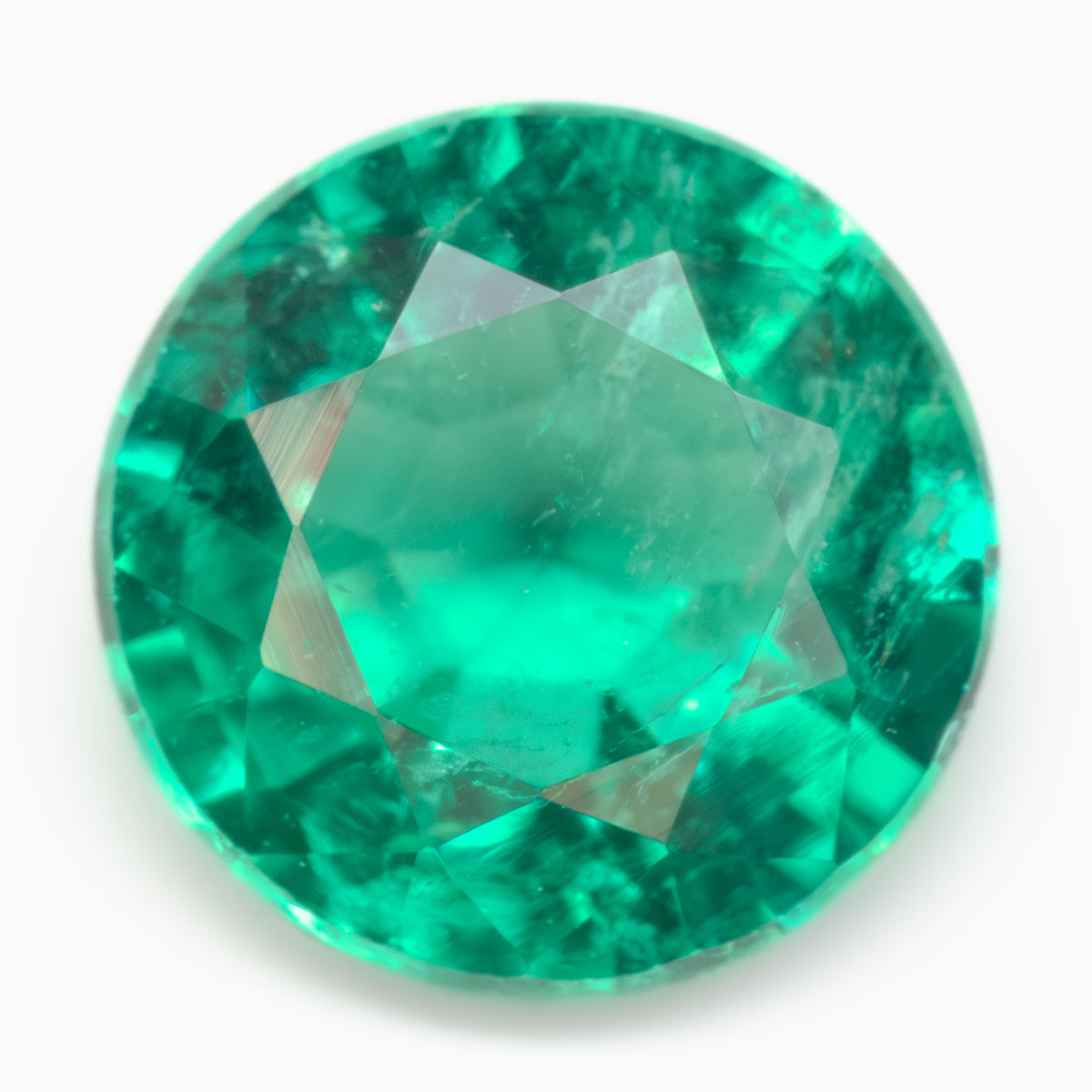 5.58-5.53mm Round Zambian Emerald - Certificated (EMR025)