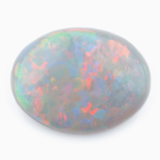 8.08x6.14mm Oval Black Opal (OPB75AA77)