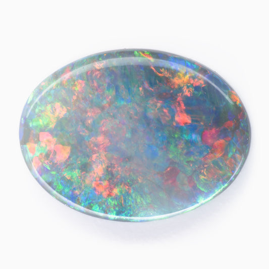 8.75x6.54mm Oval Black Opal (OPB86BB)