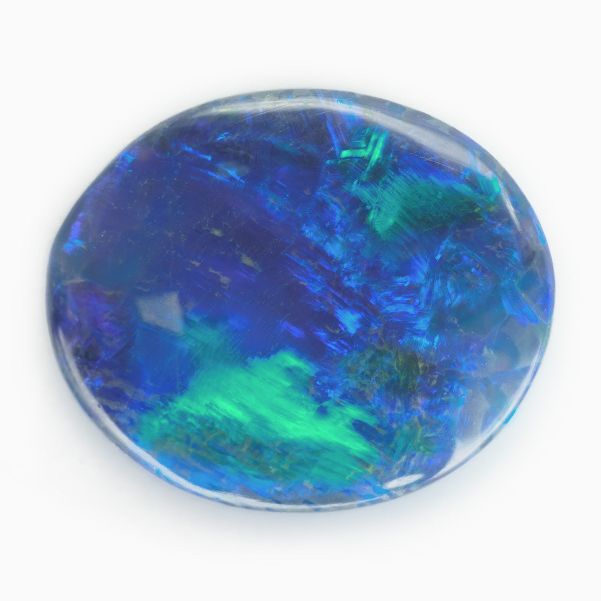 10.24x8.50mm Oval Black Opal (OPBV108B)