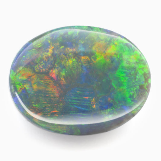 9.43x7.33mm Oval Black Opal (OPBV97)