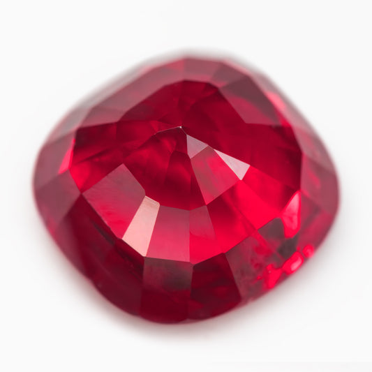 6.56x6.36mm Cushion Ruby - Certificated (RUCU007)