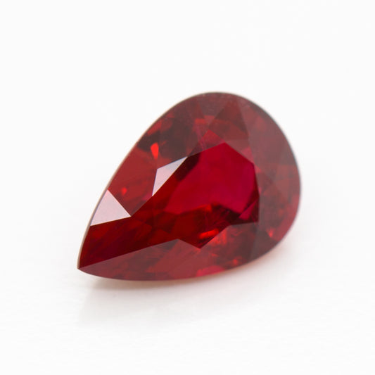 8.25x5.80mm Pear-Shaped Ruby (RUMX86G)