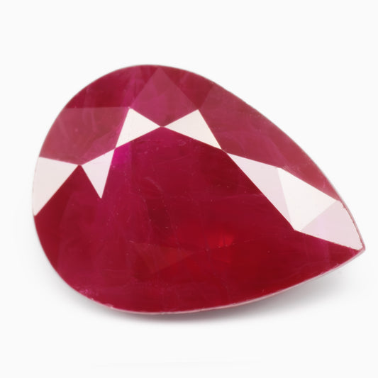 8.31x6.07mm Pear-Shaped Ruby (RUP86B)