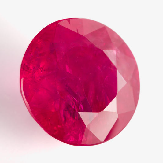 7.06mm Round Ruby - Certificated (RUR044)