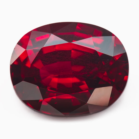 7.10x5.65mm Oval Mozambique Unheated Ruby - Certificated (RUV117)