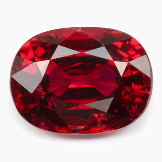7.26x5.45mm Oval Ruby - Certificated (RUV118)