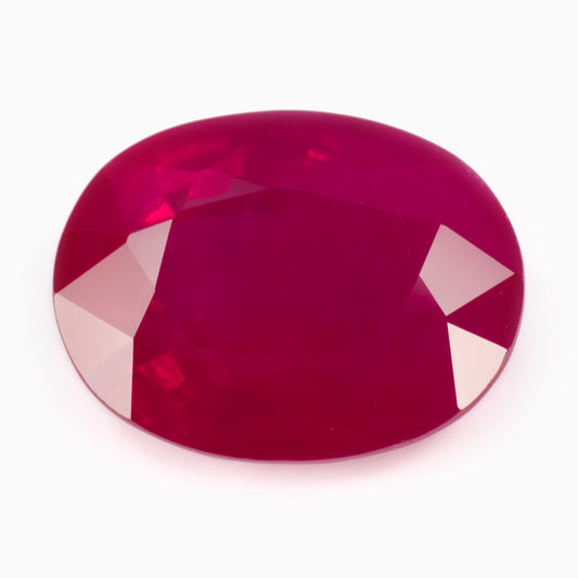 9.05x6.94mm Oval Ruby - Certificated (RUV97D)