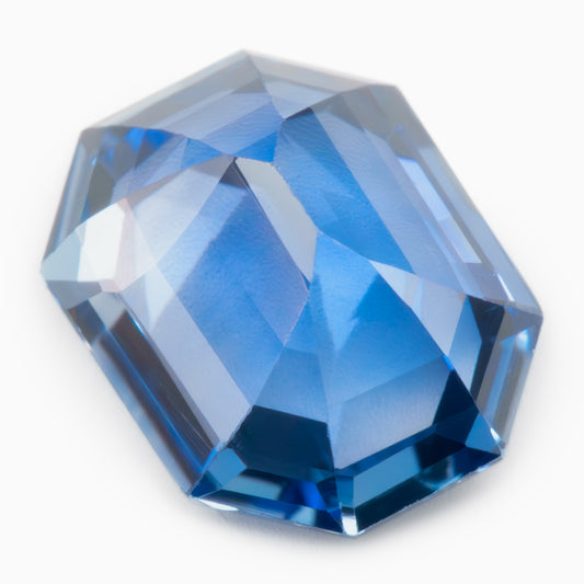 6.98x5.54mm Octagonal Ceylon Sapphire Certificated (SACE001)