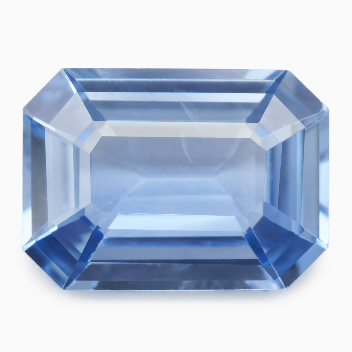 6.97x5.05mm Octagonal Ceylon Sapphire Certificated (SACE004)