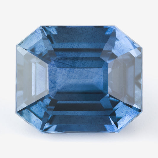 8.93x7.60mm Octagonal Madagascan Sapphire - Certificated (SACE015)