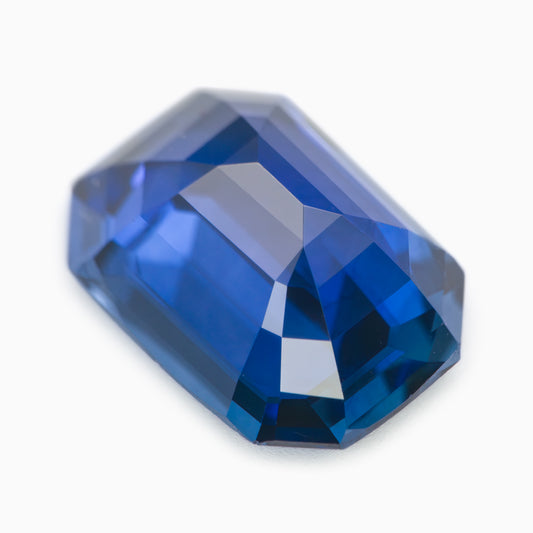 7.82x5.83mm Octagonal Ceylon Sapphire - Certificated (SACE120)