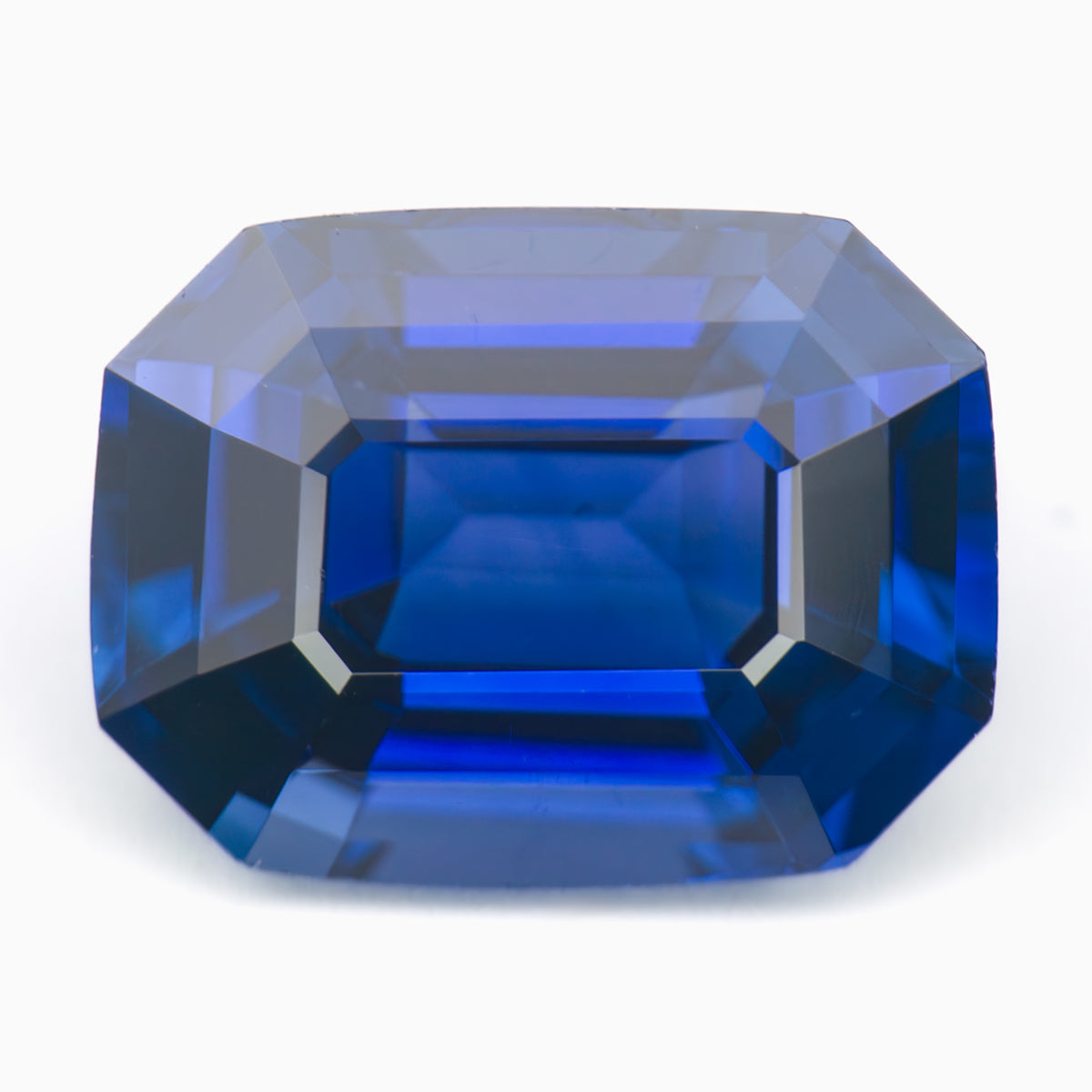 7.82x5.83mm Octagonal Ceylon Sapphire - Certificated (SACE120)