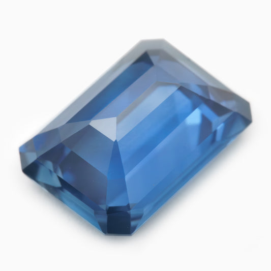 7.00x5.03mm Octagonal Madagascan Sapphire Certificated (SACE128)