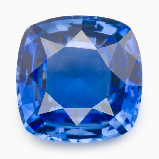 6.11x6.07mm Cushion Ceylon Sapphire - (SACU60A)