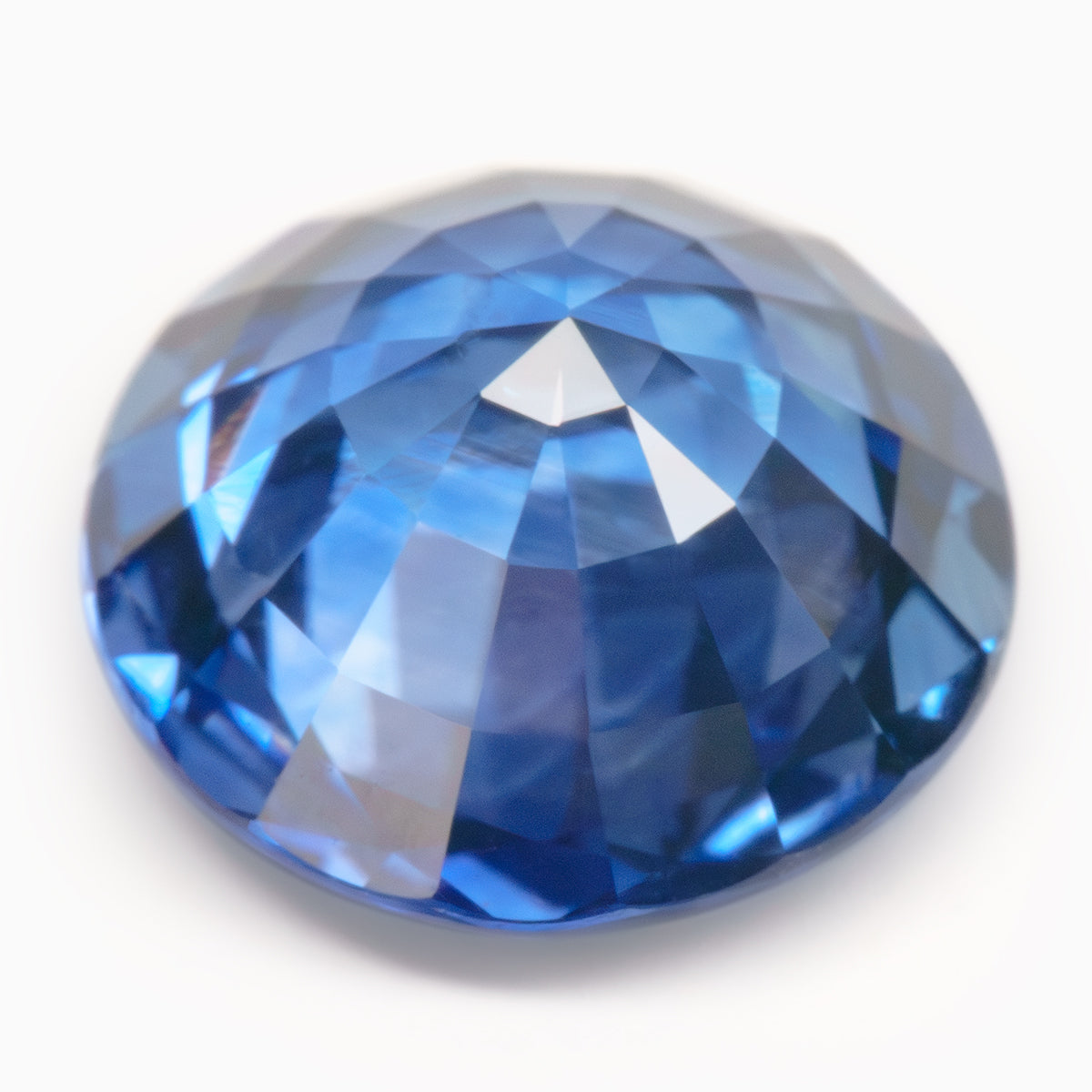 7.89mm Round Ceylon Sapphire Certificated (SACR028)