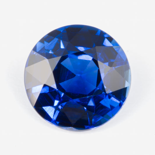 4.98mm Round Ceylon Sapphire Certificated (SACR038)