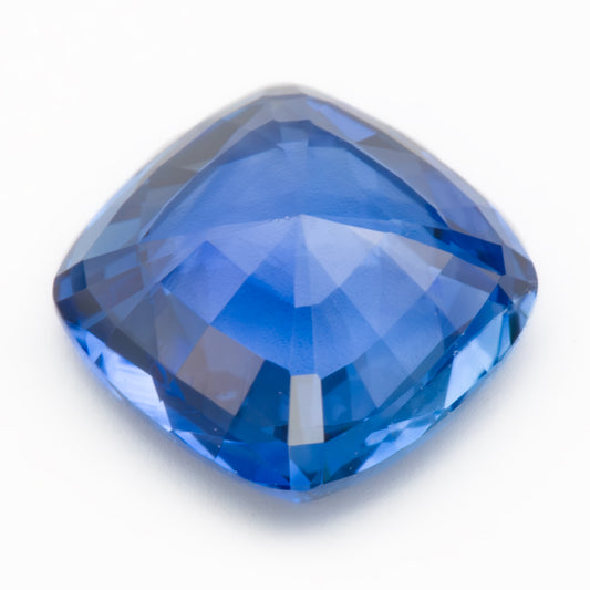 6.11x6.07mm Cushion Ceylon Sapphire - (SACU60A)