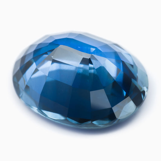 9.38x7.24mm Oval Ceylon Sapphire Certificated (SACV006)