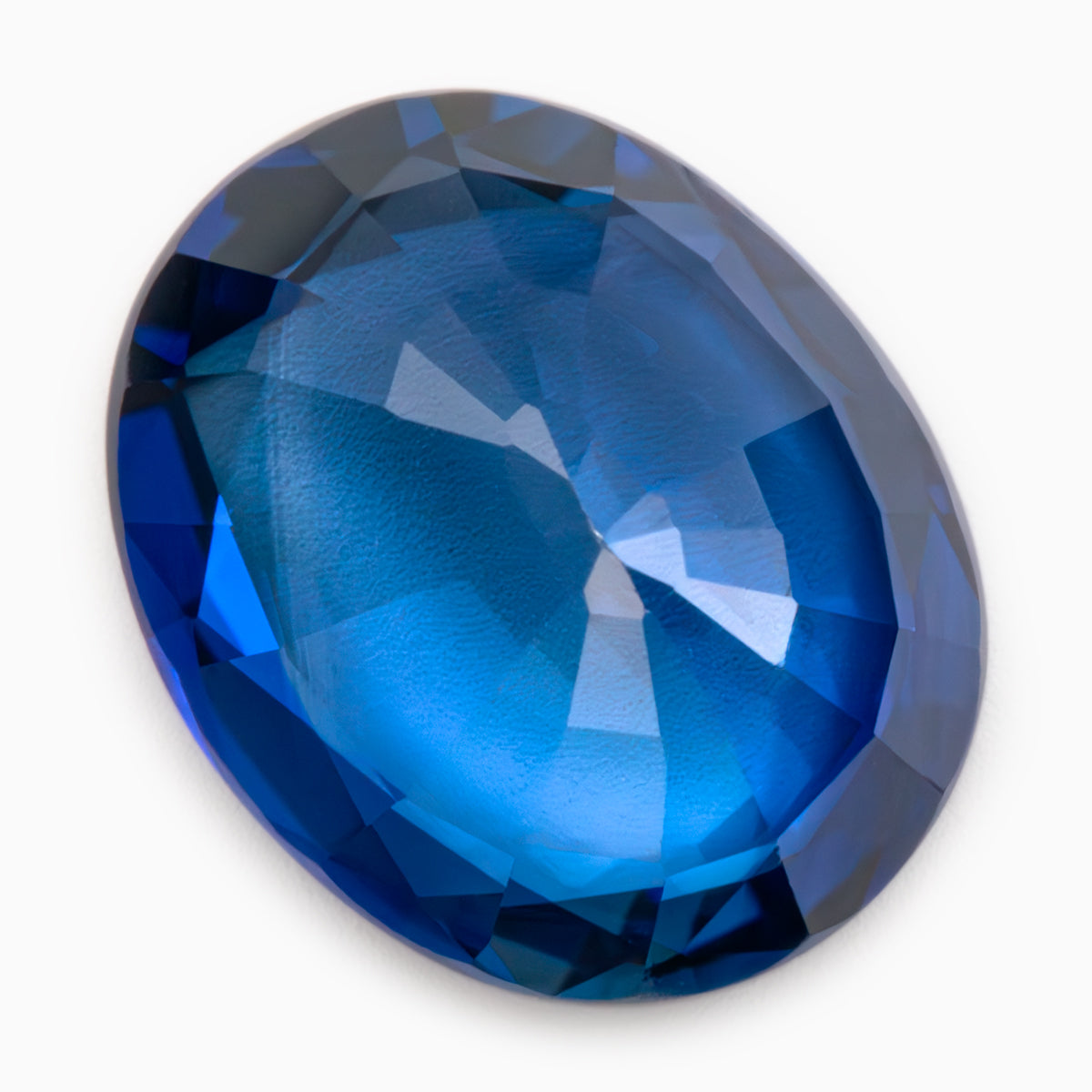 7.75x6.33mm Oval Ceylon Sapphire Certificated (SACV013)