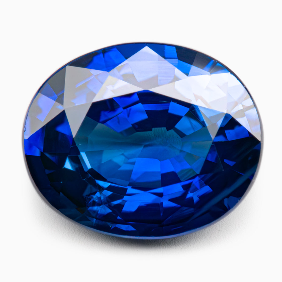 7.75x6.33mm Oval Ceylon Sapphire Certificated (SACV013)