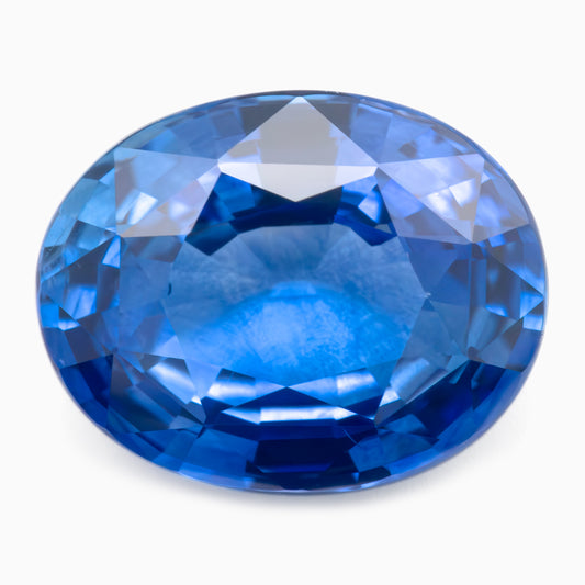 7.80x6.20mm Oval Ceylon Sapphire Certificated (SACV014)