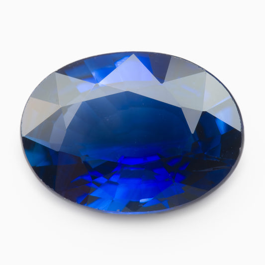 7.02x5.18mm Oval Ceylon Sapphire Certificated (SACV015)
