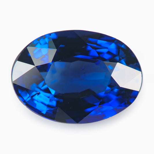 6.91x4.97mm Oval Ceylon Sapphire Certificated (SACV016)