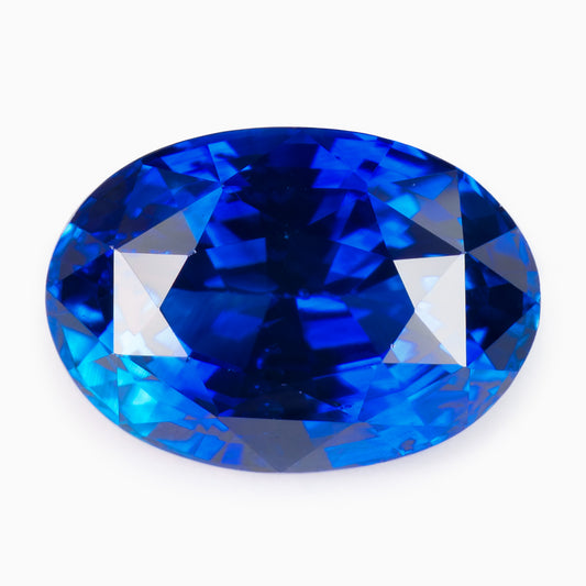 7.05x4.99mm Oval Ceylon Sapphire Certificated (SACV019)