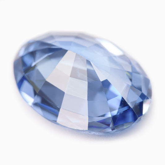 7.06x5.10mm Oval Ceylon Sapphire Certificated (SACV020)