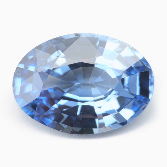 7.05x5.05mm Oval Ceylon Sapphire Certificated (SACV021)