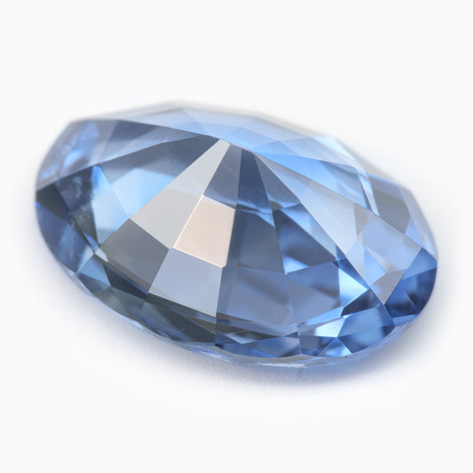 7.05x5.05mm Oval Ceylon Sapphire Certificated (SACV021)