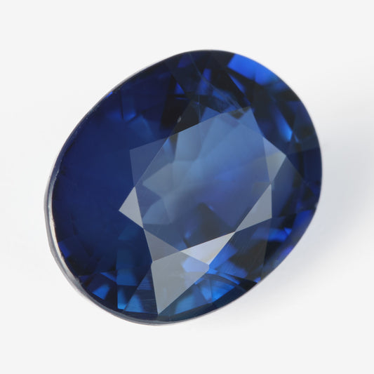 7.49x5.75mm Oval Ceylon Sapphire (SACV7557)